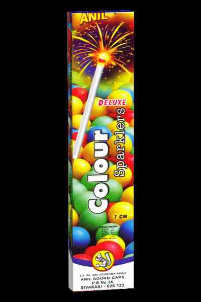 7 CM DELUXE COLOUR SPARKLERS